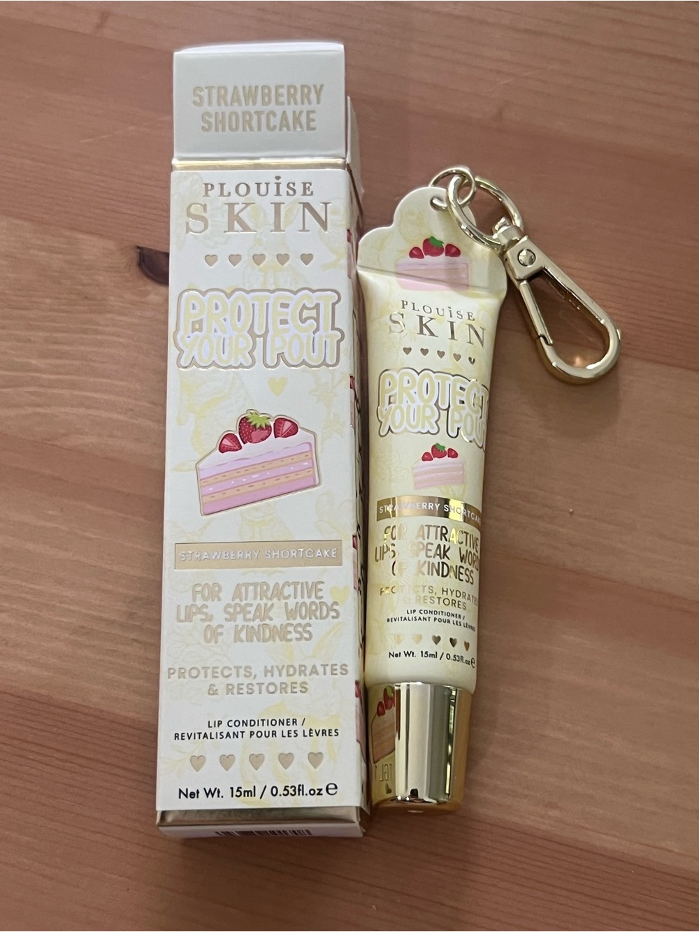 Plouise Skin Protect Your Pout Lip Conditioner - Strawberry Shortcake